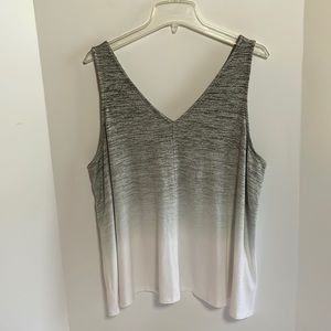 A.N.A. Womens OX ( 14W) Womens Tank Top Knitted  V neck